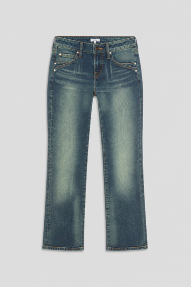 LOW RISE FLARE - MEDIUM VINTAGE WASH