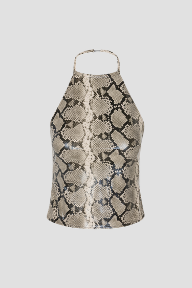 NATALIA TOP - VEGAN PYTHON