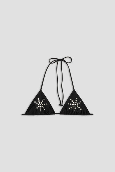 KAUAI BIKINI TOP - BLACK STUD