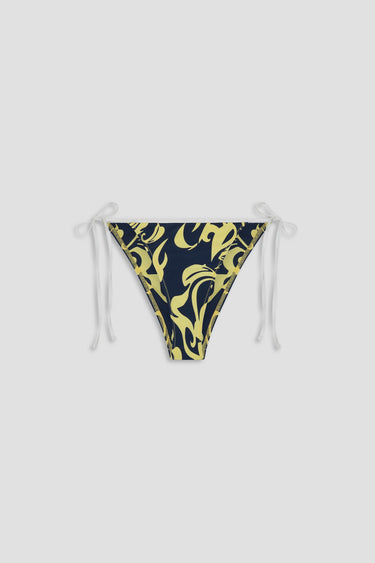 ROXY KAUAI BIKINI BOTTOM - NAVY AND LEMONADE