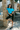 TALIA TOP - CYAN BLUE