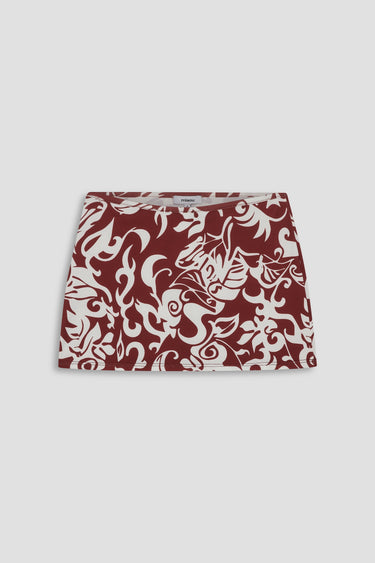 ELEKTRA SKIRT - RED HAWAIIAN