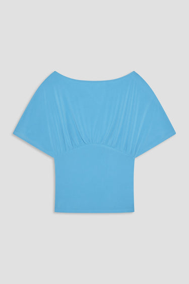 TALIA TOP - CYAN BLUE