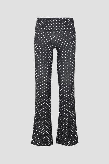 ALBA PANT - BLACK AND WHITE POLKA DOT